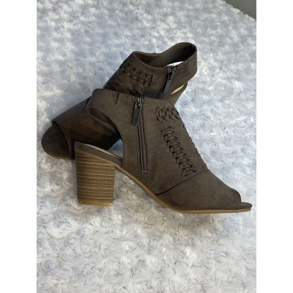 Sonoma Vitalize By Ortholite Open Toe Heeled Sandals Size 7.5 Honoriamushroom